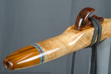 Ponderosa Pine Burl Native American Flute, Minor, Mid B-4, #K1B